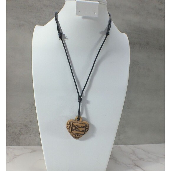 Lot of 5 Necklace Pendant Beaded Locket Siver Tone Gold Tone Tassel Sisters Flag - Picture 3 of 7